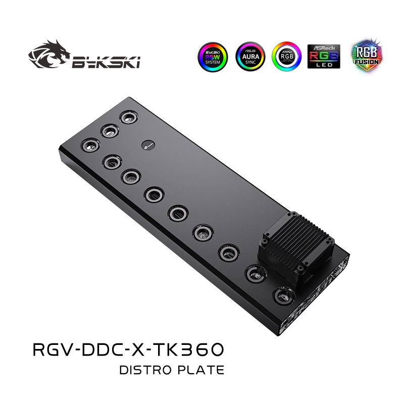 Bykski pelat Distro akrilik/pa - Distro Plate Ddc Pump Combo ulasan dan harga
