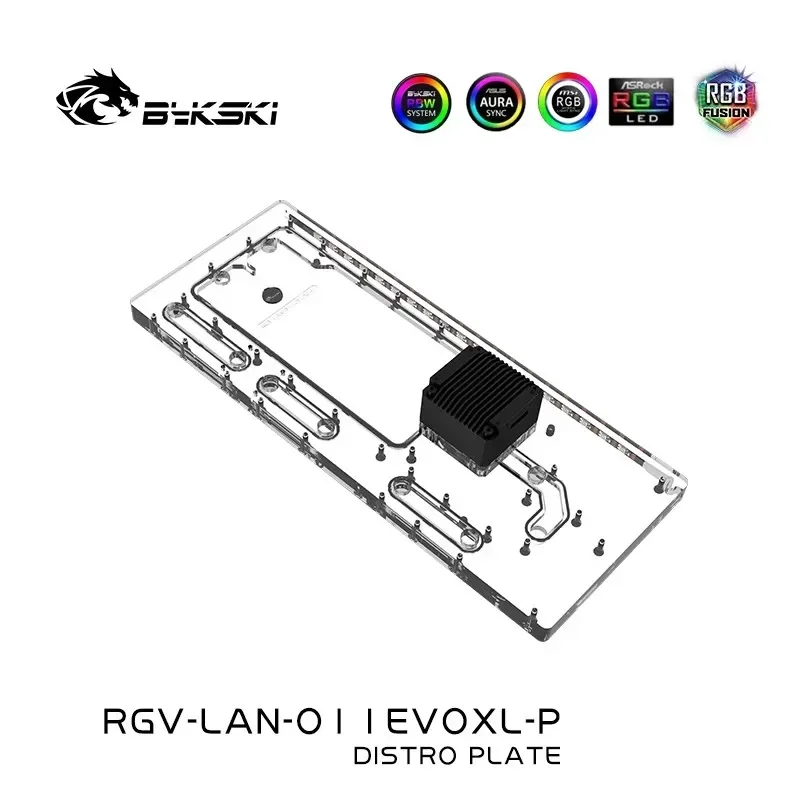 Pelat/Papan Distro Akrilik Byk - Distro Plate Ddc Pump Combo ulasan dan harga